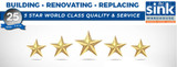 The Sink Warehouse delivers 5 Star World Class Quality & Service