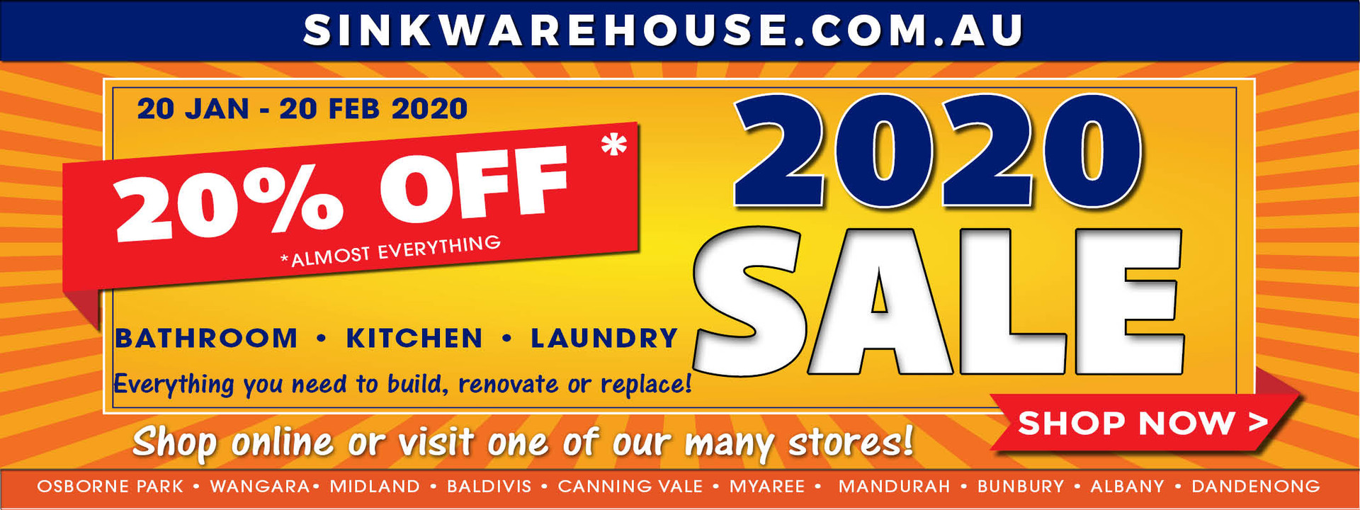 The Sink Warehouse Build Renovate Replace Delivery Aus Wide