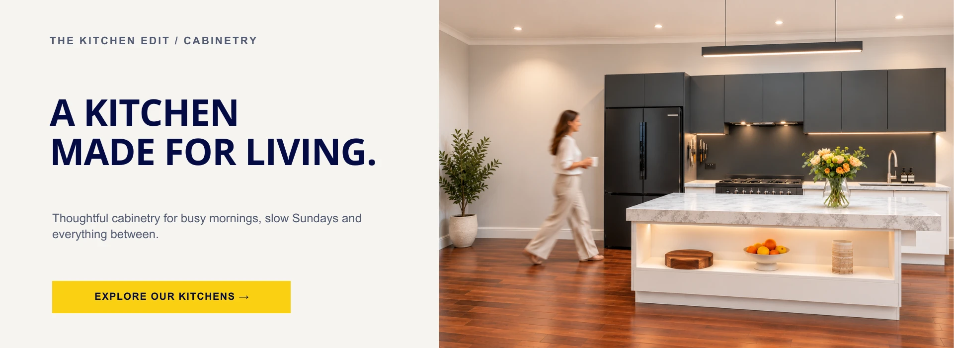 flat pack kitchen cabinetry