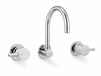 Bella - Chrome Wall Sink Spa Set 