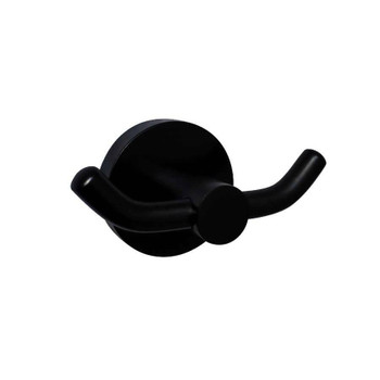 Sofia - Black Double Robe Hook