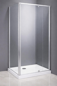 Alcove Shower Cubicle With Return 900mm 