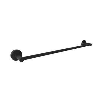 Sofia - Black Single Towel Rail 750mm