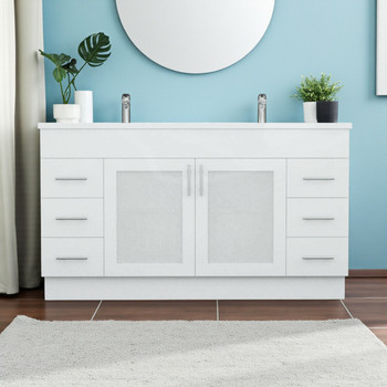 Cube - Floor Mounted Vanity & Top 1500mm Cube - Floor Mounted Vanity & Top 1500mm