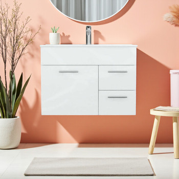 Classic - Wall Hung Vanity Cabinet Only (NO TOP) 750mm