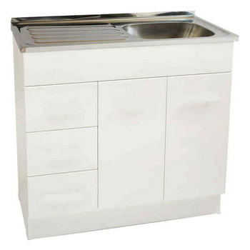 Commercial - Sink and Painted Cabinet 1000mm