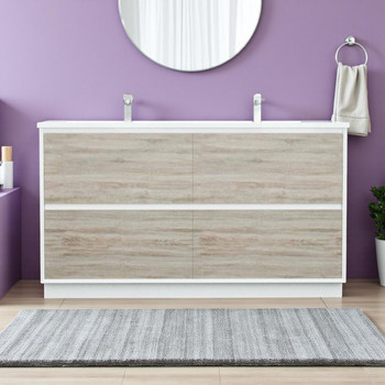 Fineline - Floor Mounted Vanity & Top 1500mm  Fineline - Floor Mounted Vanity & Top 1500mm