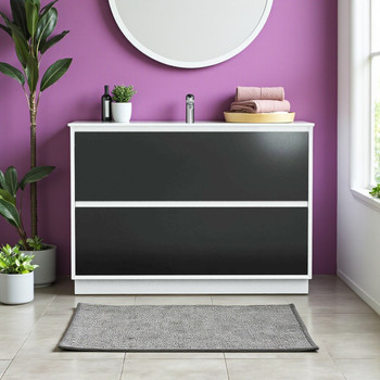 Fineline - Floor Mounted Vanity Cabinet Only (NO TOP) 1200mm Fineline - Floor Mounted Vanity Cabinet Only (NO TOP) 1200mm