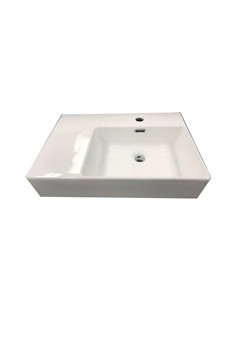 Flay - White Wall Hung Basin