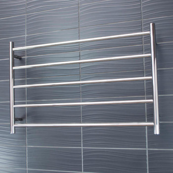 Heated Towel Rail - Round 5 Bar 950x600mm - Right Hand