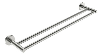 Sofia - Brushed Nickel Double Towel Rail 750mm