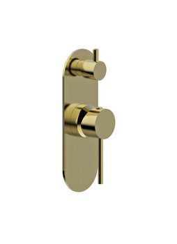 Siam - Brushed Gold Bath/Shower Mixer With Diverter