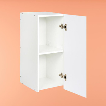 Wall Cabinet 300mm with 1 Door in UV White