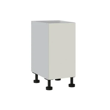 Base Cabinet 400mm with 1 Door in UV Light Grey 