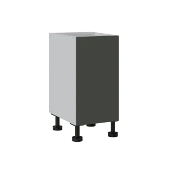 Base Cabinet 400mm with 1 Door in UV Dark Grey 