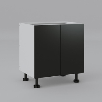 Base Cabinet 800mm with 2 Doors in UV Dark Grey