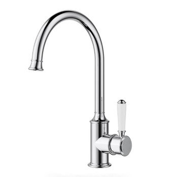 Charlotte - Chrome Gooseneck Sink Mixer 