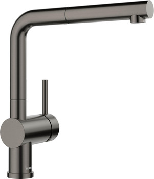 Blanco Linus - Satin Dark Pullout Sink Mixer 