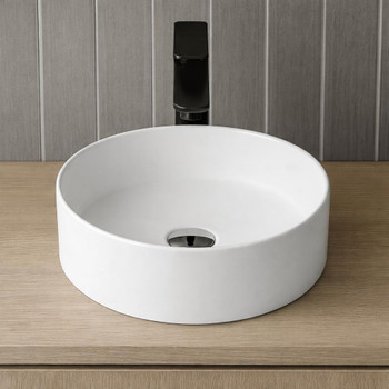 Reef - Matte White Round Above Counter Basin