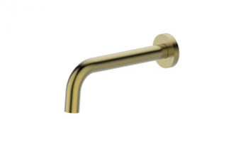 Round - Brushed Gold Bathroom Spout 