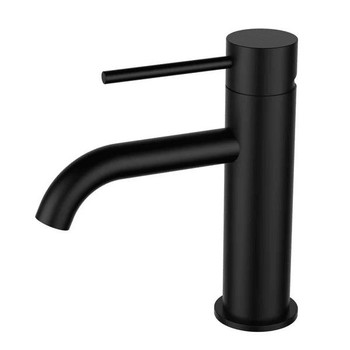 Groove - Matte Black Finish Stainless Steel Basin Mixer 