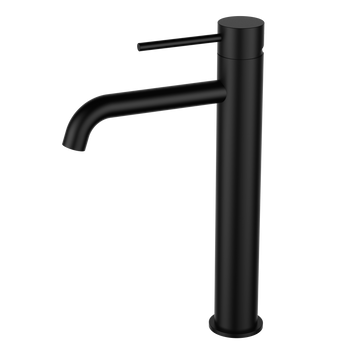 Groove - Matte Black Finish Stainless Steel Extended Basin Mixer