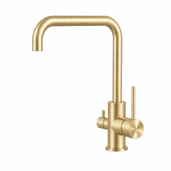 Sebastian - Brushed Gold Sink Mixer 