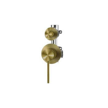 Sebastian - Brushed Gold Bath/Shower Mixer With Diverter 