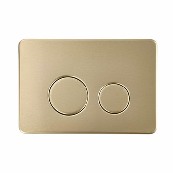 In-Wall Cistern Flush Button - Brushed Gold 