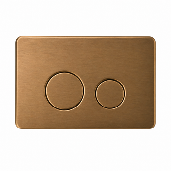 In-Wall Cistern Flush Button - Copper Finish