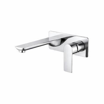 Rhino - Chrome Wall Bath/Basin Mixer With Spout 