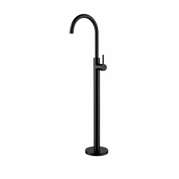 Verve - Matte Black Floor Mounted Bath Mixer 