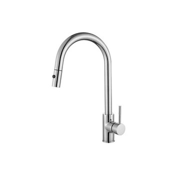 Verve - Chrome Pullout Gooseneck Sink Mixer 