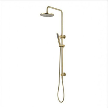 Star - Brushed Bronze Shower Column Set 2 in 1 Shower Top Inlet 
