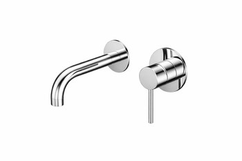 Sebastian - Chrome Wall Basin/Bath Mixer & Spout 