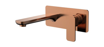 Fiona - Copper Wall Bath Mixer with Spout