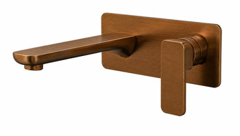 Fiona - Copper Wall Bath Mixer with Spout 