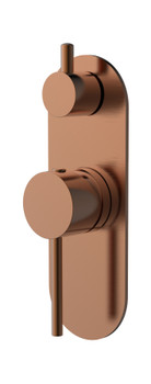 Siam - Copper Bath/Shower Mixer With Diverter