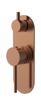 Siam - Copper Bath/Shower Mixer With Diverter 