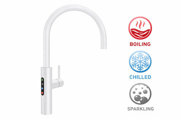 Billi - Home BCS with Gooseneck Multifunction Mixer Tap Matte White 