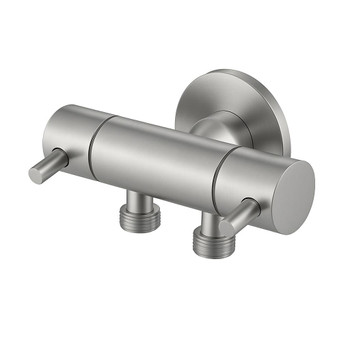 Dual Control Mini Cistern Valve Stainless Steel 
