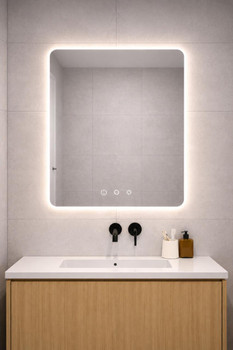 LED Square Sensor Mirror 600mm 