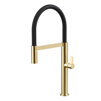 Flex - Brushed Gold Sink Mixer 
