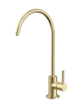 Aquila Water Filter Faucet Brushed Gold 