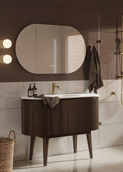 Abigail Mocha Oak Floor Standing Vanity 1200mm