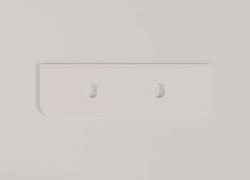 Vanity White Stone Top Double Basin 1500*460*20mm – R125 Front Corners 