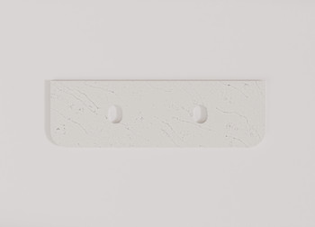 Vanity Marble Stone Top Double Basin 1800*460*20mm – R125 Front Corners