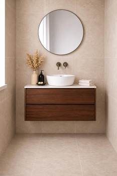 Willow Walnut Wall Hung Vanity 900mm