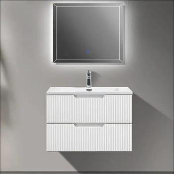 Ida White Wall Hung Vanity 600mm 
