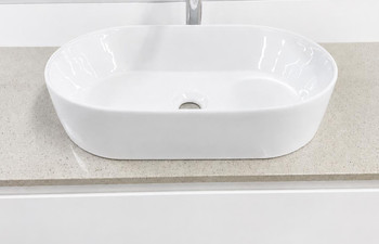 Estuary Gloss White Above Counter Basin 